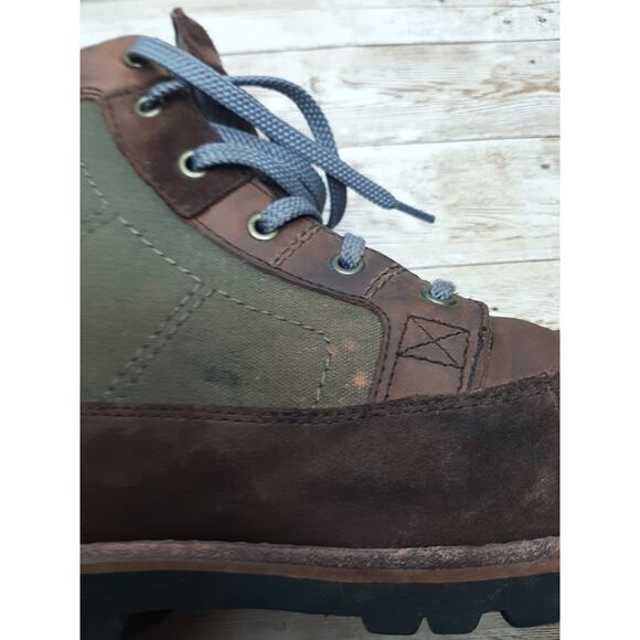 Men Cabela's 4 Sz 10M Brown Leather Ankle Boot Hunting Hiking Outdoors - Picture 12 of 16